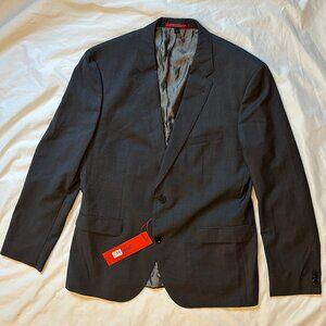 HUGO BOSS C-Jeffery / C-Simmons Wool Suit Jacket Blazer Mens 44R Gray Tiny Check